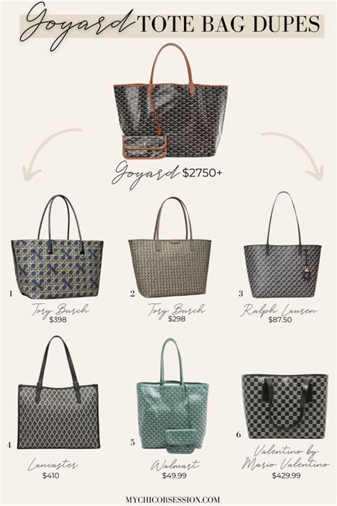 bolso goyard imitacion|The Best Goyard Tote Bag Dupes That Won’t Break the Bank.